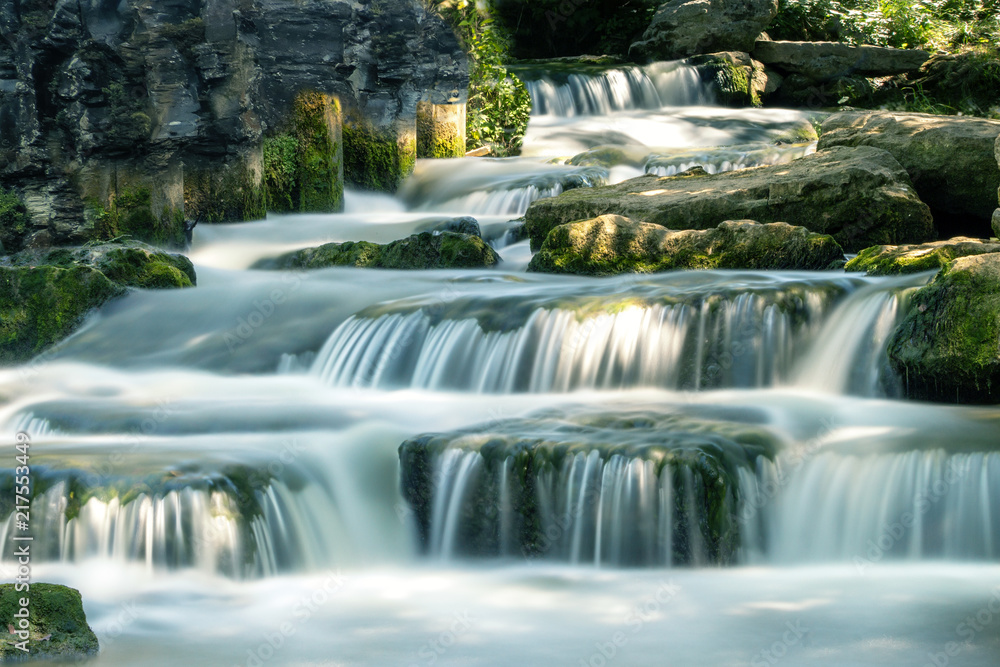 Naklejka premium Wasserfall Langzeitbelichtung 