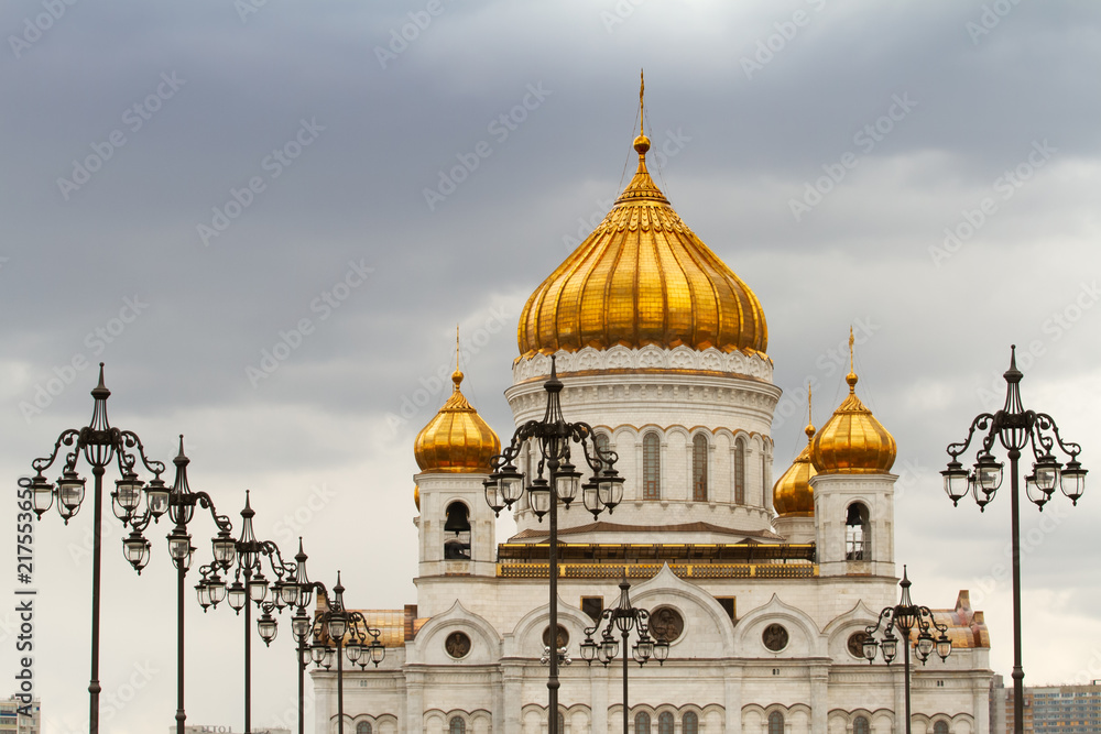 Details of the Christ of the Savior Cathedral in Moscow, Russia, 2018, April Details of the Christ of the Savior Cathedral in Moscow, Russia, 2018, April