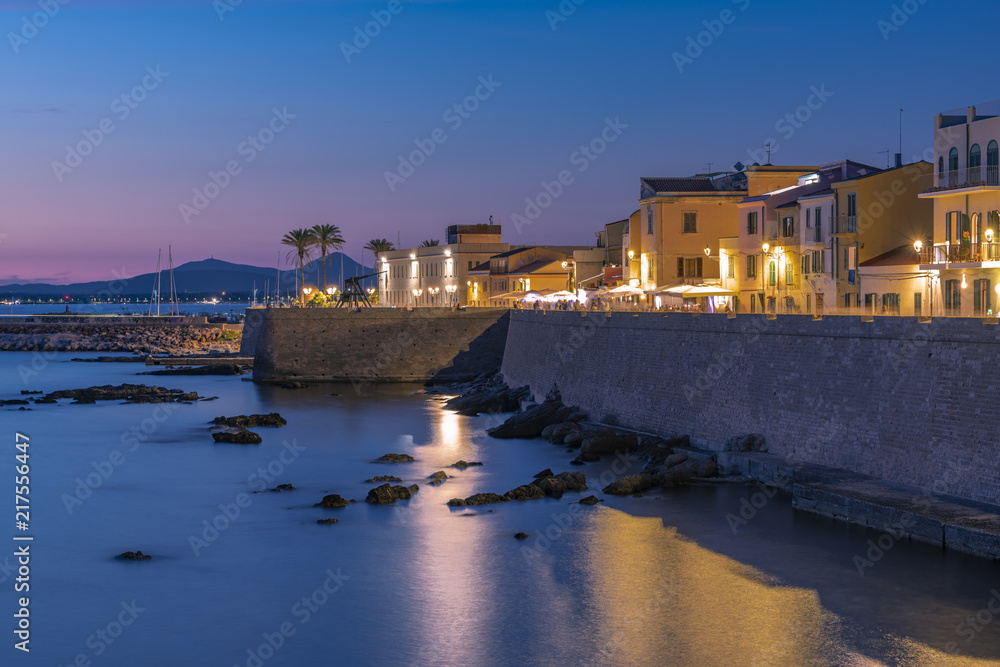Alghero at the blue hour