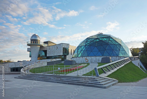 Cultural and Educational Center, observatory and planetarium, named after Valentina Tereshkova, a woman cosmonaut. Yaroslavl, Russia photo