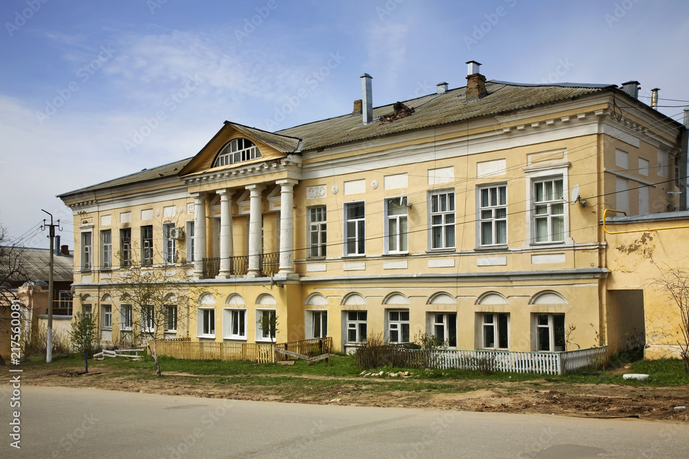 Mansion of zemsky commissioner  Skornyakov in Kasimov. Ryazan oblast. Russia