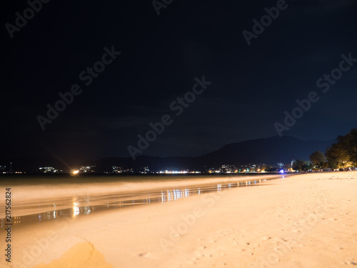 night beach