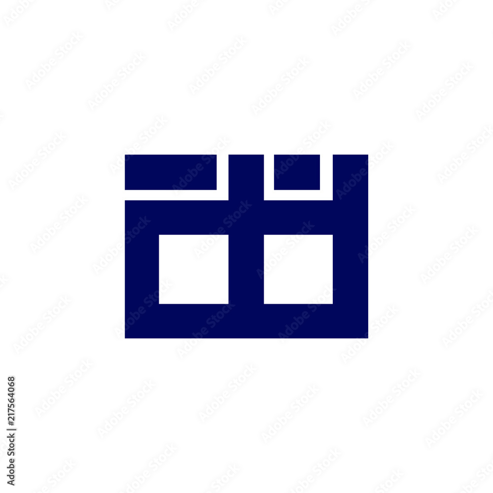 Obraz premium dd Initial Letter lowercase Linked logo icon vector