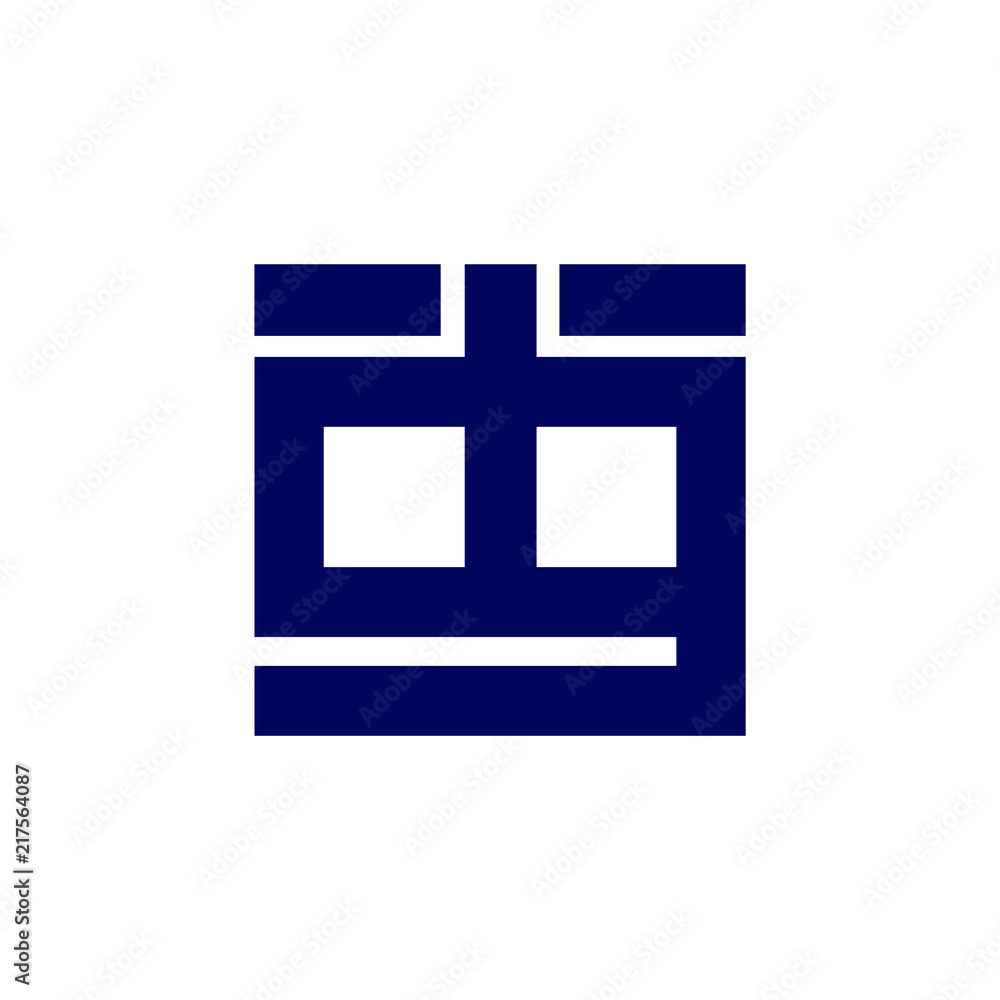 Obraz premium d g Initial Letter lowercase Linked logo icon vector