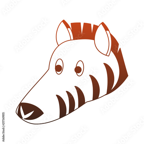 Zebra wild animal vector illustration graphic design