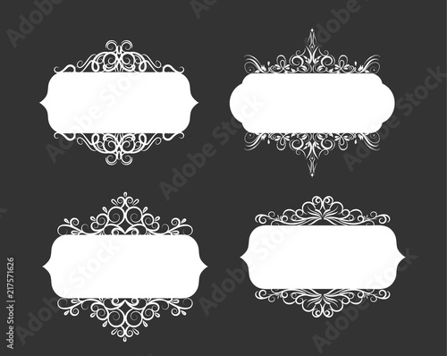 Vector illustration of old style label