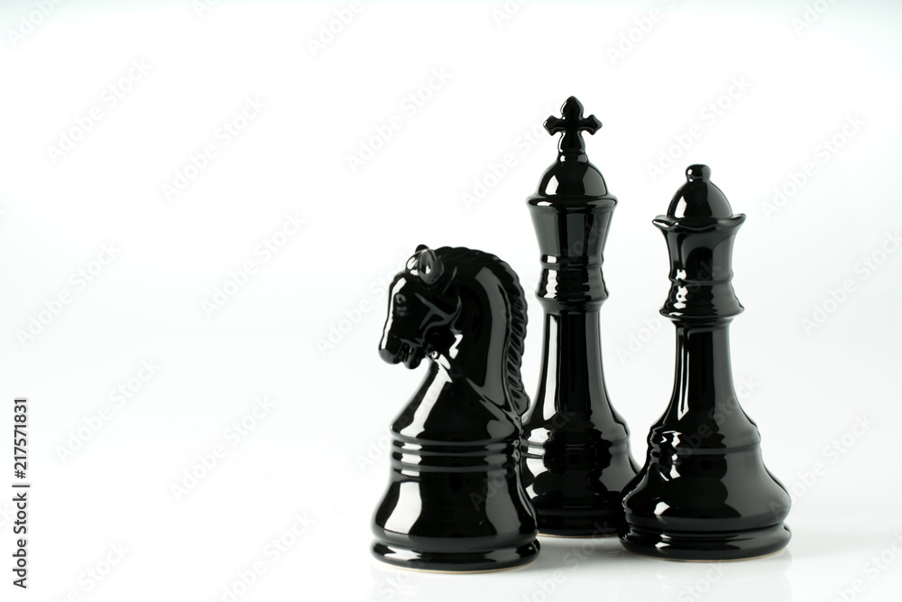 Chess business concept, leader teamwork & success Chess business concept, leader teamwork & success
