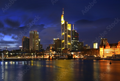 Panoramic view of Frankfurt am Main. Germany © Andrey Shevchenko