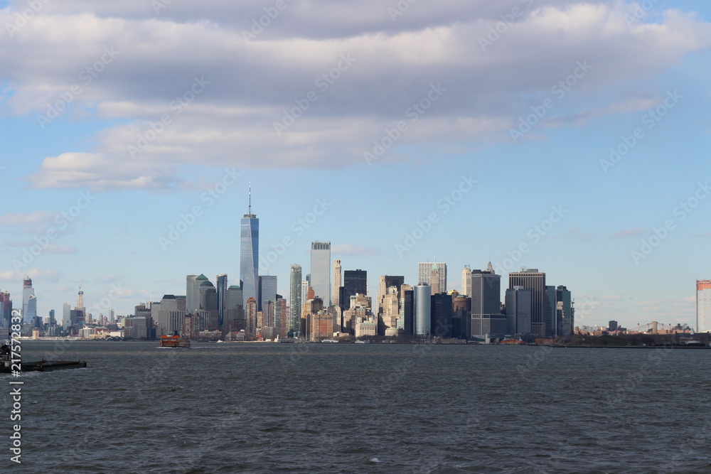 Lower Manhattan seen from the Staten Island Ferry Lower Manhattan seen from the Staten Island Ferry