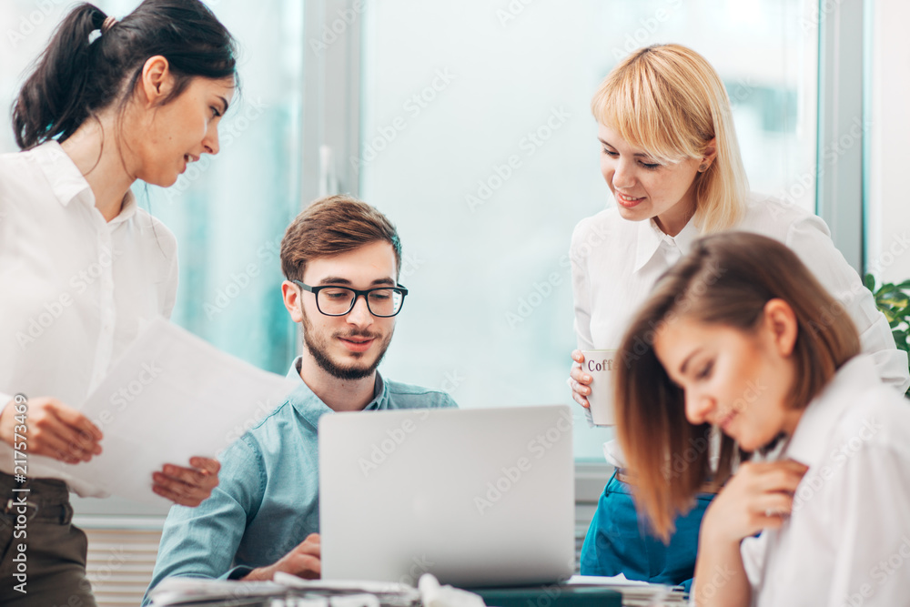 Young Intern receives feedback Young Intern receives feedback