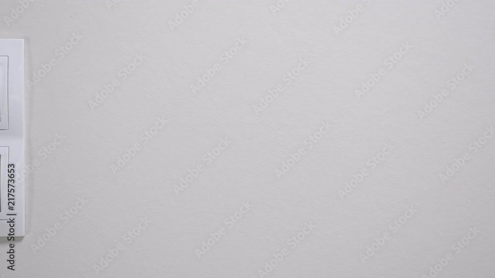 Three white lighting switch at the apartment Three white lighting switch at the apartment