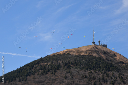 Paraglider with Mountain 3
