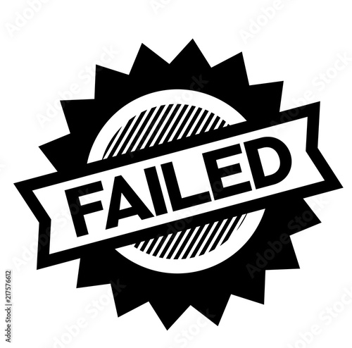 failed black stamp