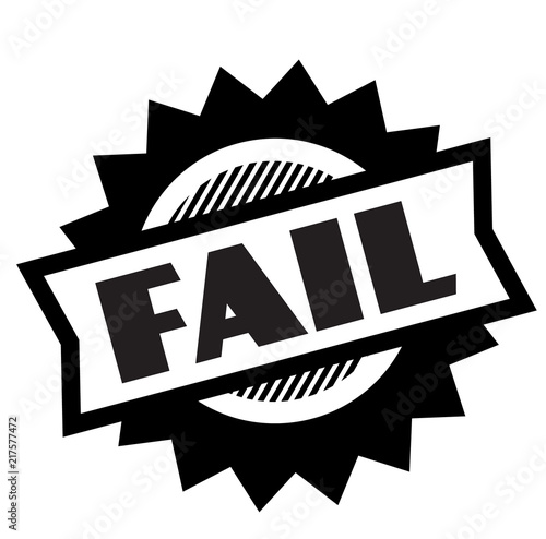 fail black stamp
