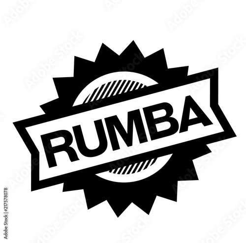 rumba black stamp