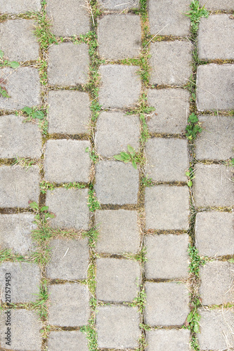 square stone floor