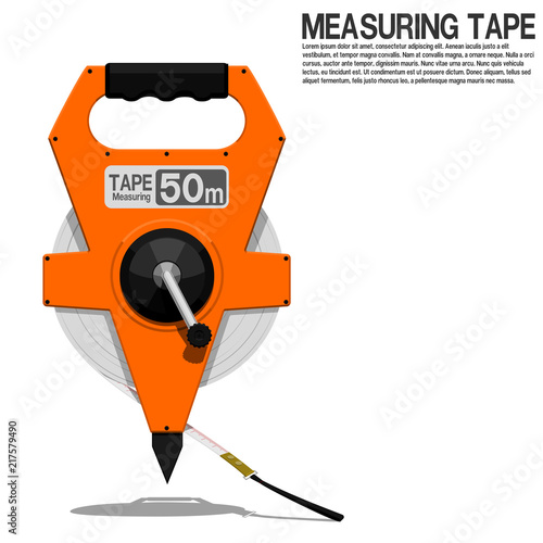 Isolated measuring tape on transparent background