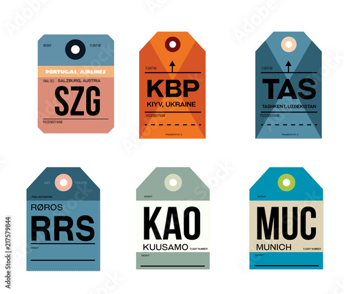 roros kuusamo munich kiyv tashkent salzburg baggage tag