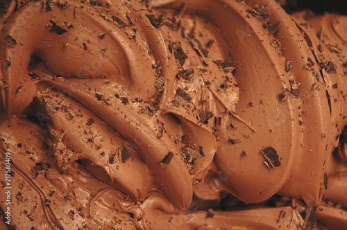 Tela gelato con scaglie di cioccolato
