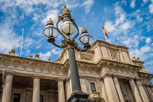 Melbourne Parliament House building in Victoria, Australia