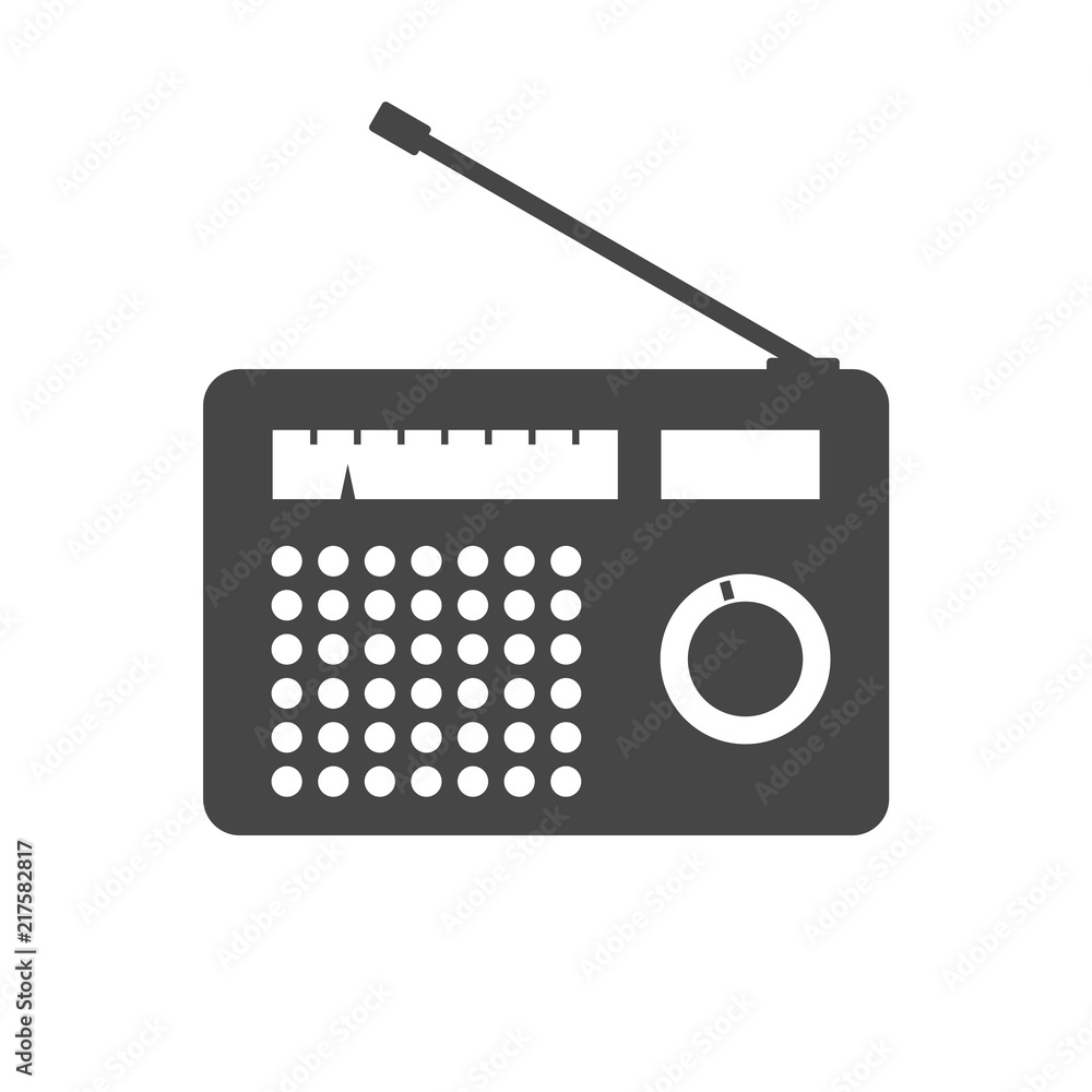 Radio creative icon. Simple element illustration Radio creative icon. Simple element illustration
