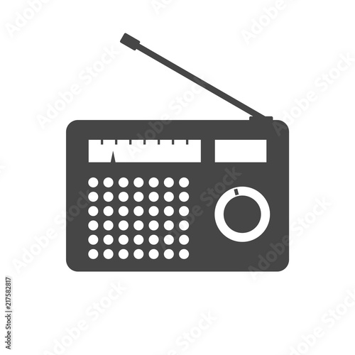 Radio creative icon. Simple element illustration photo