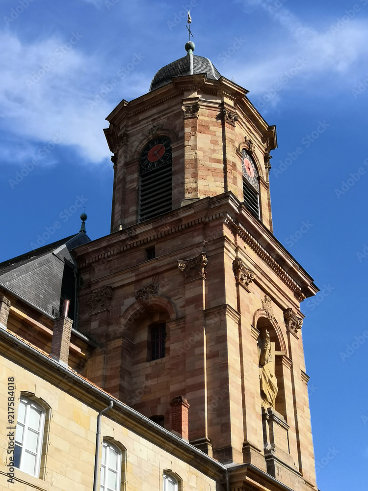 Abbatiale Saint Nabor du XVIIIème siècle à Saint-Avold en Moselle