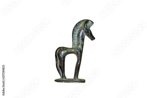 Decorative bronze figure of a horse