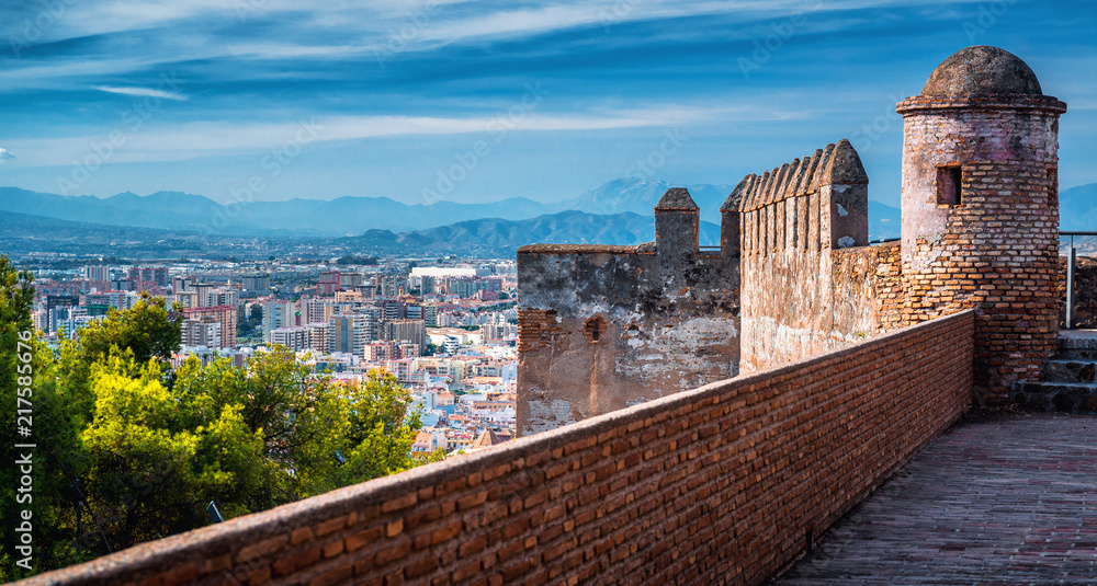 Malaga cityscape. Spain