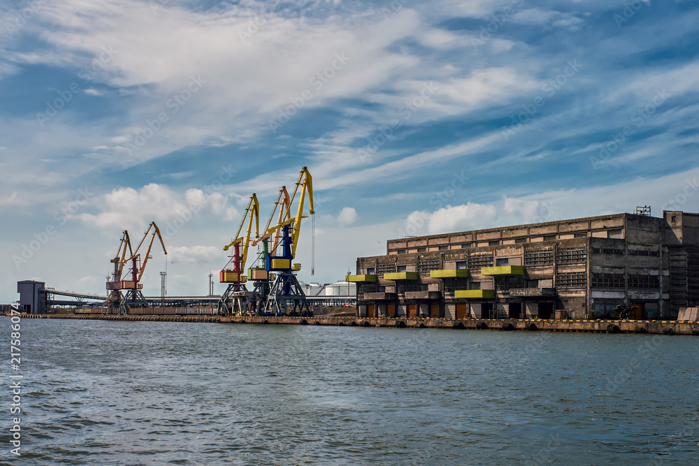 Cargo terminal of Ventspils, Latvia