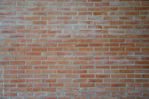 Red brick wall texture grunge background