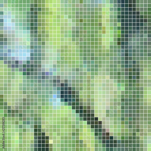 abstract vector square pixel mosaic background