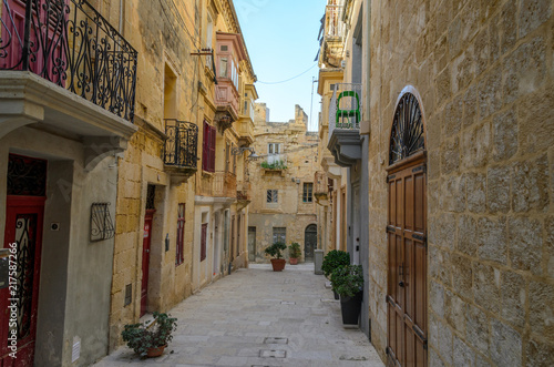 Valetta  Malta - June 2018  Beautifull architecture in Valetta