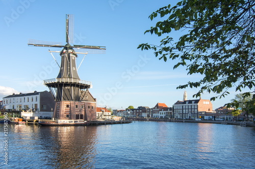 Windmill in Haarlem, the Netherlands