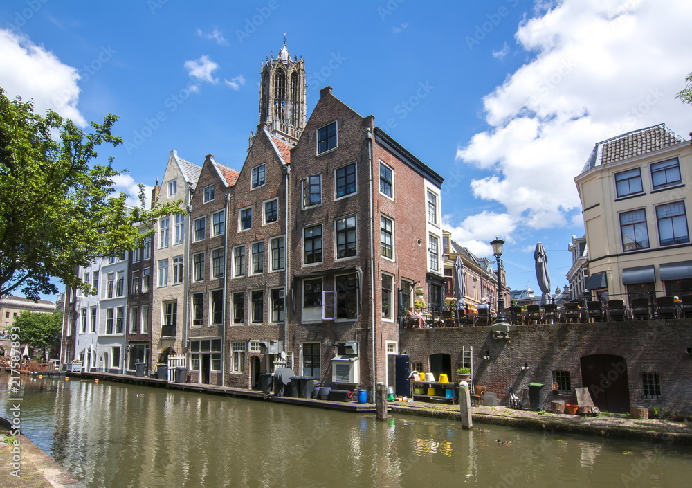 Utrecht two-level canals, Netherlands