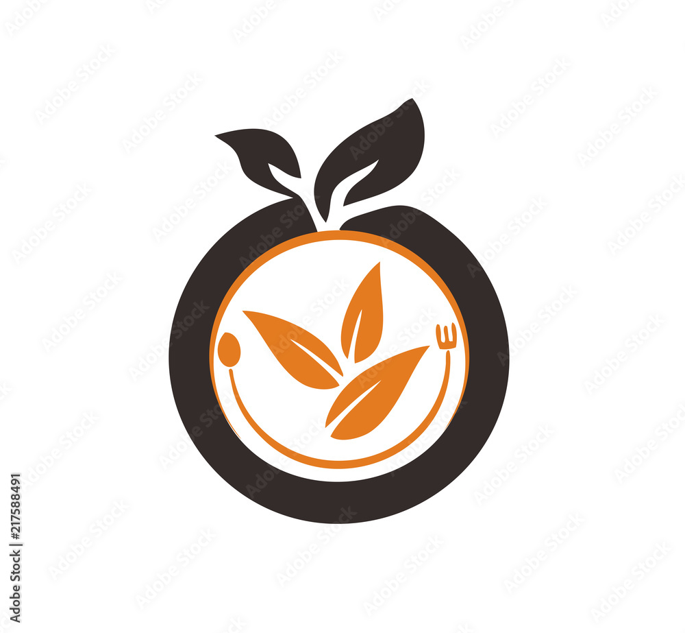 restaurant nature vector logo