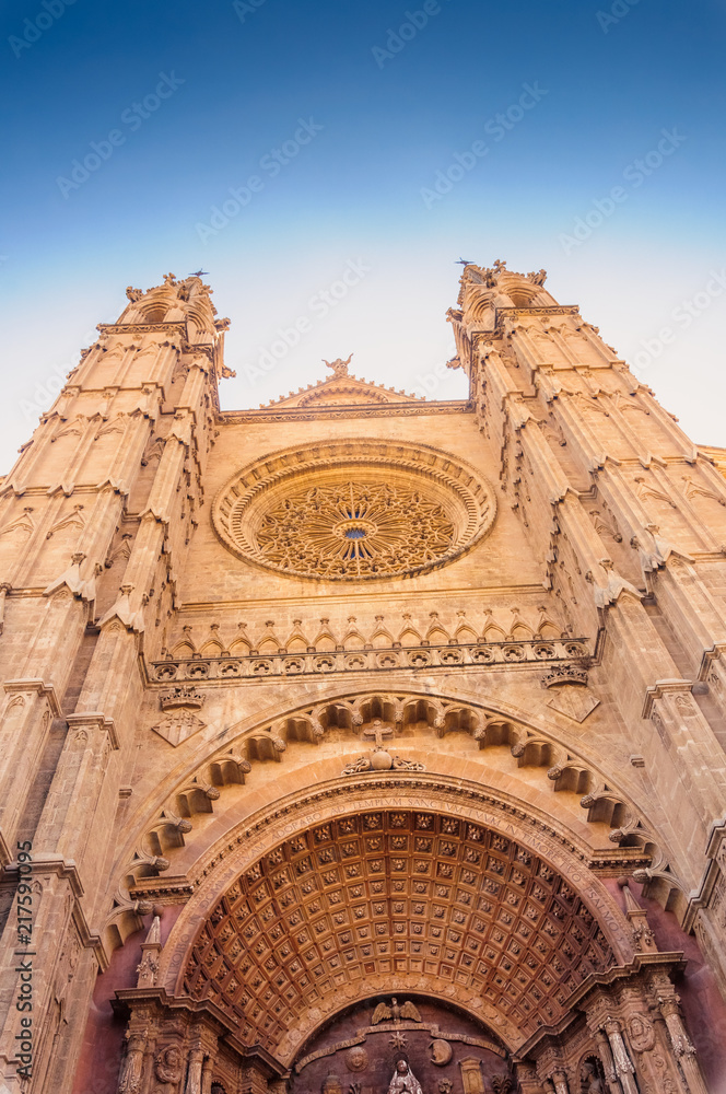 Entrée de la cathédrale de Palma de Majorque