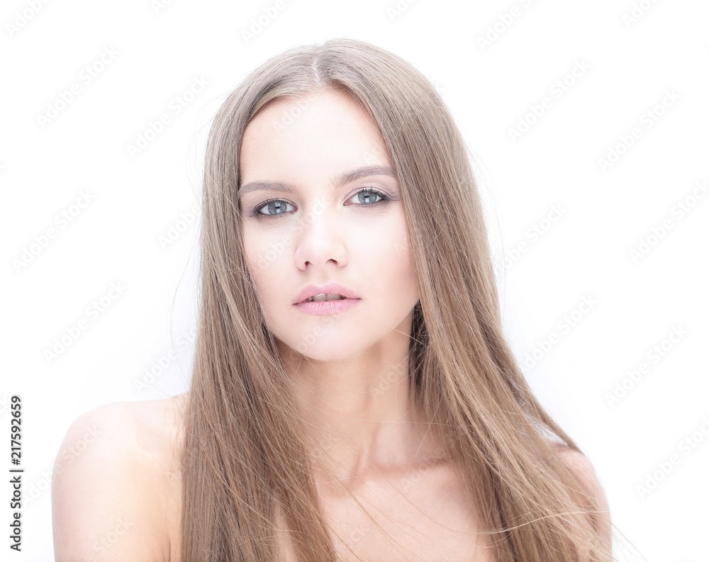 Fototapeta premium stylish model girl looking at the camera.