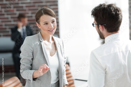Wallpaper Mural business meeting business women with a business partner Torontodigital.ca