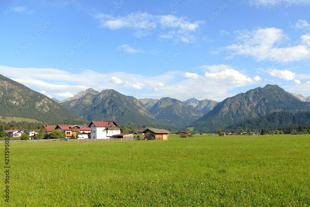 Obraz premium OBERSTDORF ( Allgäuer Alpen - Bayern )