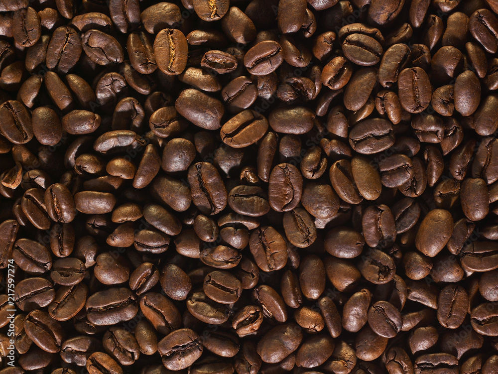Kaffeebohnen im warmen Licht Kaffeebohnen im warmen Licht