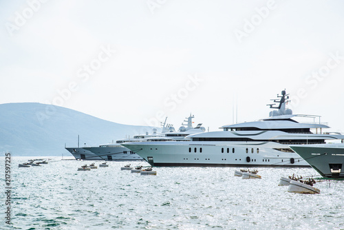 boats and yachts in dock © phpetrunina14