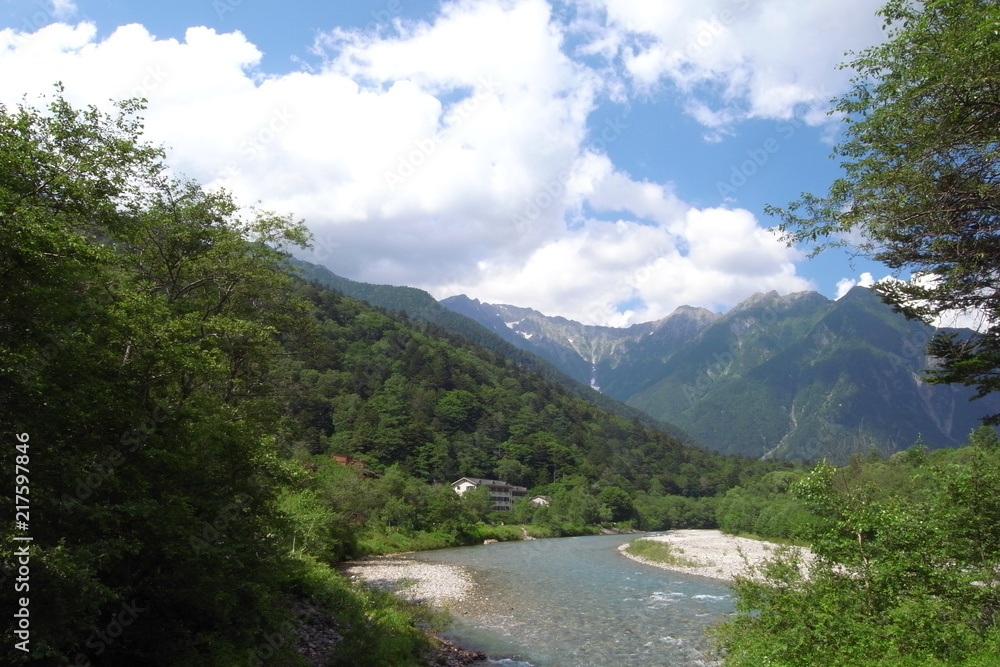 上高地　梓川