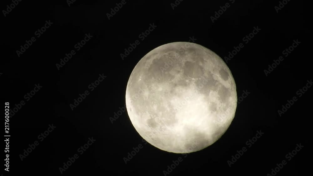 4k Moon in cloudy night sky close up video 4k Moon in cloudy night sky close up video