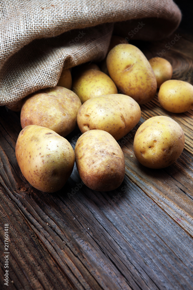 potato food . Fresh raw organic potatoes potato food . Fresh raw organic potatoes