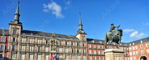 Plaza Mayor square in Madrid Spain