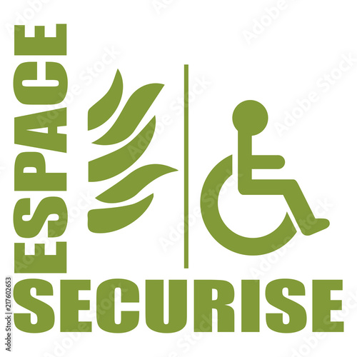Logo espace d'attente sécurisé.