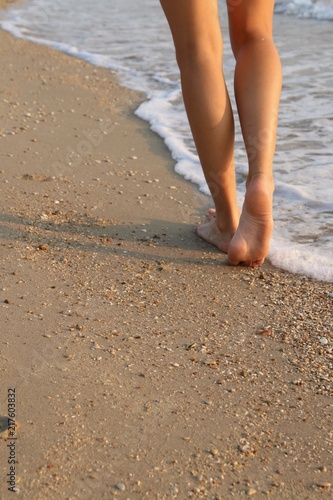 walk on beach seaside