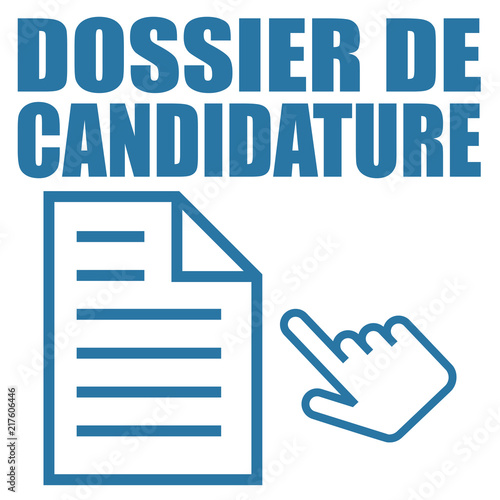 Logo dossier de candidature.