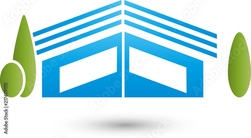 Haus und Bäume, Immobilien Logo
